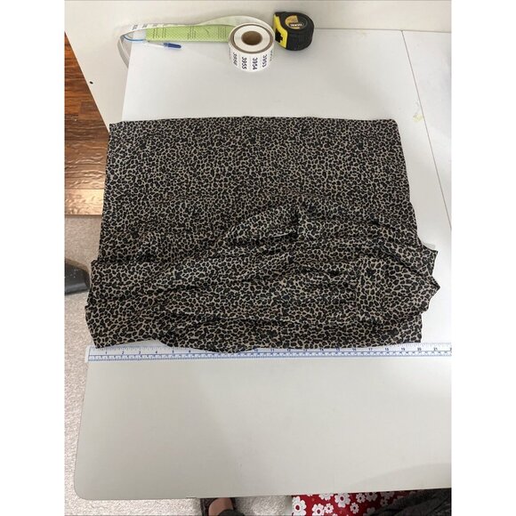 Frank & Oak Leopard Print Blouse Women's Size L - Picture 8 of 10